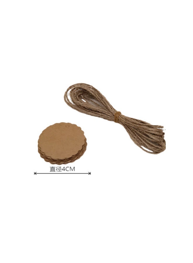 Luxury rustic cardboard gift boxes with rope - 50 pieces - perfect for gift wrapping and events - Image 5