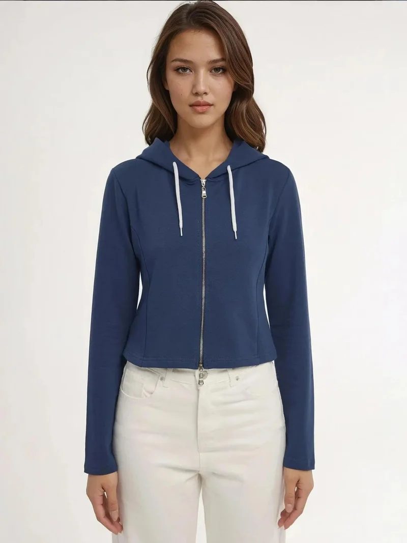 HICCUP Hooded Zippered Sweatshirt