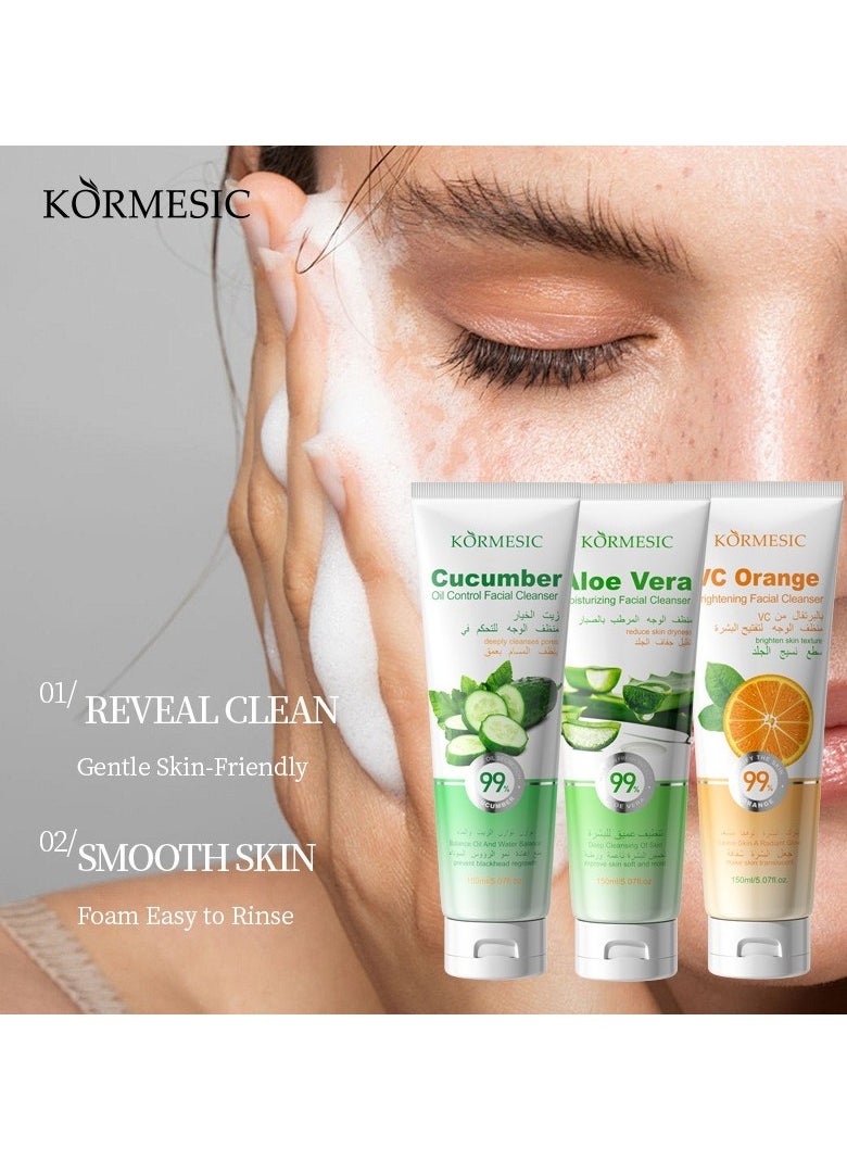 Kormesic Orange Facial Cleanser - Brightening & Hydrating 150ml  - Image 5