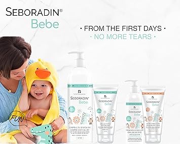 Seboradin Bebe Shampoo Washing Gel 2 in 1 for Baby Children and People with Sensitive Dry atopic Skin Gentle Cleaning Baby Care no tears 500 ml - Image 3