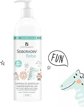 Seboradin Bebe Shampoo Washing Gel 2 in 1 for Baby Children and People with Sensitive Dry atopic Skin Gentle Cleaning Baby Care no tears 500 ml - Image 4