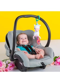 Bright Starts Bright Starts Unicorn Sparkle & Shine Plush Take-Along Stroller or Carrier Toy, Ages 0 Month+, Pink  - Image 3