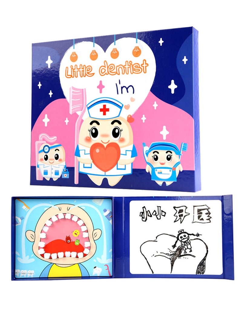 MaBaby Children's Play Home Little Dentist Toy Set Doctor Kit for Kids Toys for Girls Boys Dentist Kit for Kids Pretend Play Doctor Kit Kids Doctor Kit Realistic Medical Dr Kit Toys for Toddler - Image 1