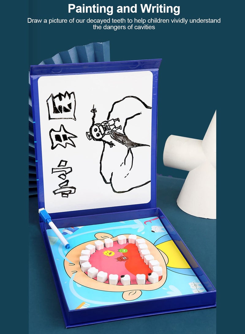 MaBaby Children's Play Home Little Dentist Toy Set Doctor Kit for Kids Toys for Girls Boys Dentist Kit for Kids Pretend Play Doctor Kit Kids Doctor Kit Realistic Medical Dr Kit Toys for Toddler - Image 5