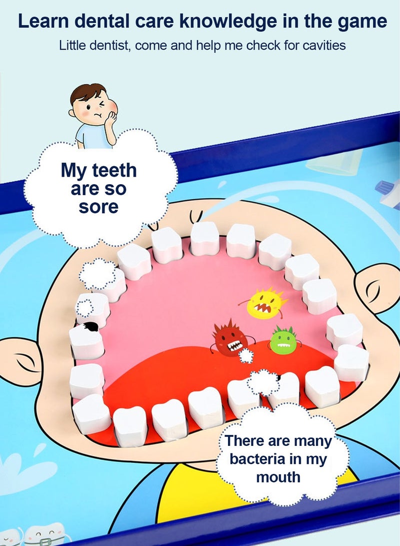 MaBaby Children's Play Home Little Dentist Toy Set Doctor Kit for Kids Toys for Girls Boys Dentist Kit for Kids Pretend Play Doctor Kit Kids Doctor Kit Realistic Medical Dr Kit Toys for Toddler - Image 3