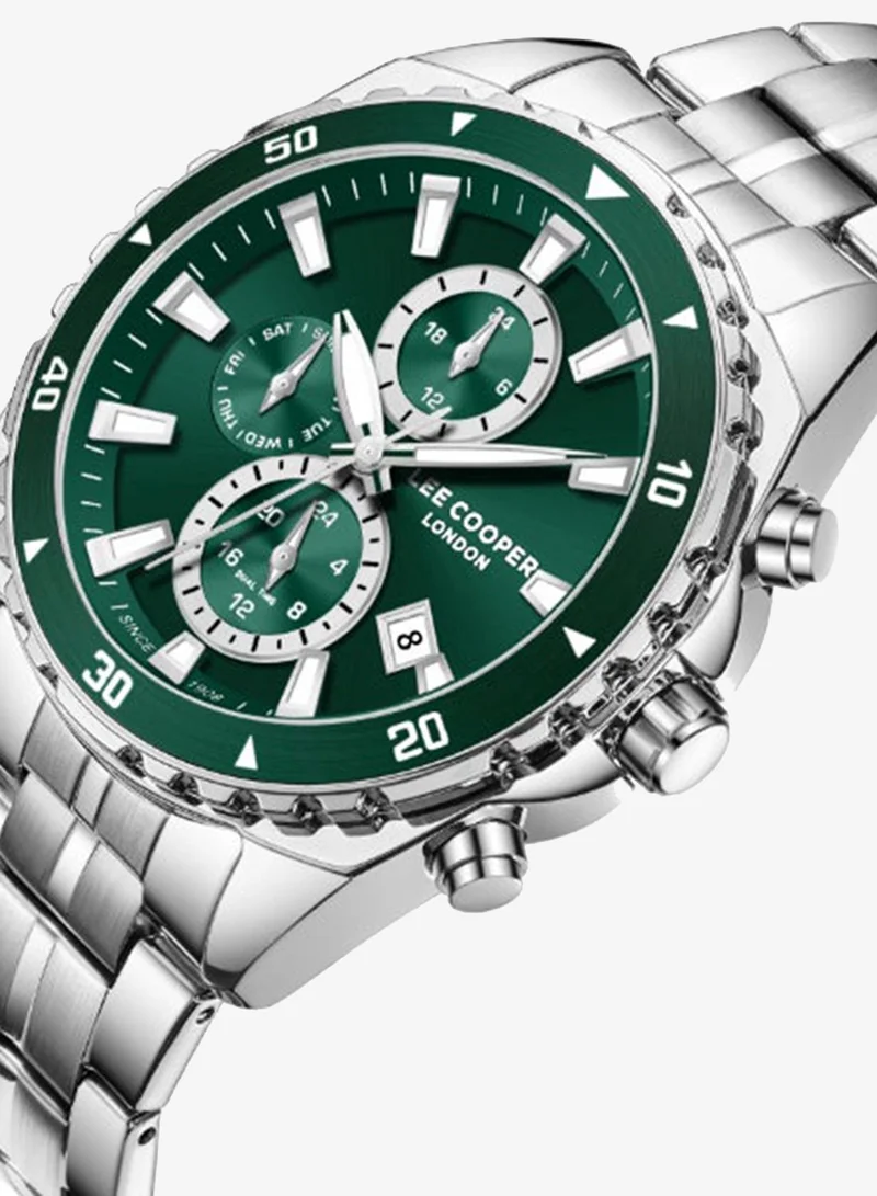 Lee Cooper Men's Metal Multi Function Watch LC08217.370 - 44 mm