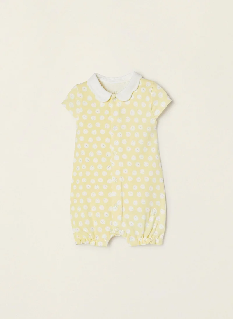 زيبي Zippy Short Sleeve Jumpsuit for Newborns Little Chicks