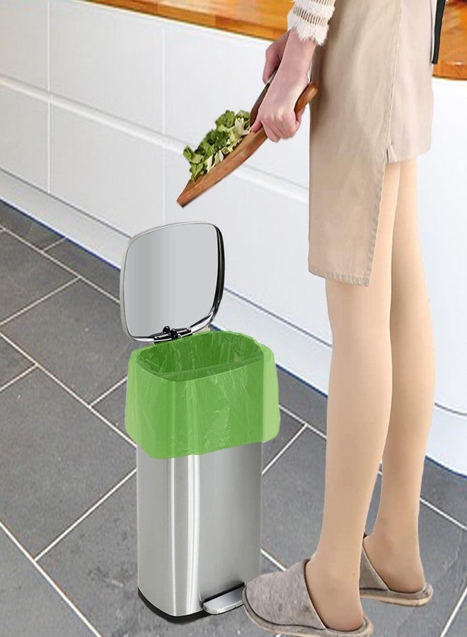 Kitbest Biodegradable Bin Bags Liner 120 Counts, 10L Food Waste Bags Trash Bag Small, 10 Litre Compostable Compost Caddy Liners, Recycled Degradable Rubbish Garbage Bag for Kitchen Office, Green. 45 x 50cm - Image 3