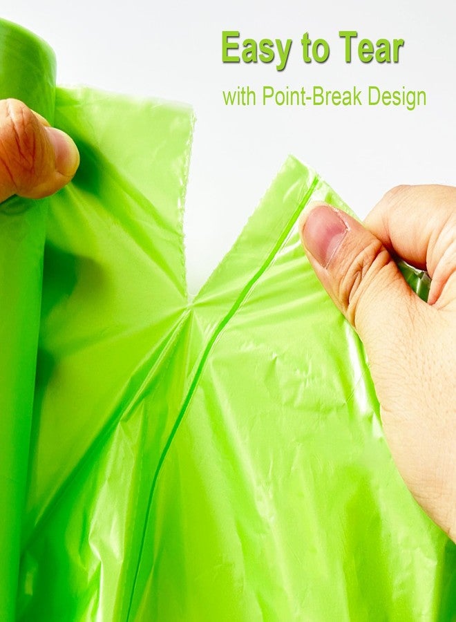 Kitbest Biodegradable Bin Bags Liner 120 Counts, 10L Food Waste Bags Trash Bag Small, 10 Litre Compostable Compost Caddy Liners, Recycled Degradable Rubbish Garbage Bag for Kitchen Office, Green. 45 x 50cm - Image 4
