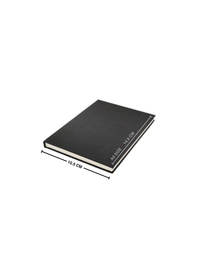 ART RANGER ART RANGER Artist Small Sketch Book with Elastic lock Plain A6 Size 80 Pages 160 GSM Paper Ideal for StudentsAdultsSketching Shading Drawing Blending Mandala Fine Art SchoolProfessional Use  - Image 5