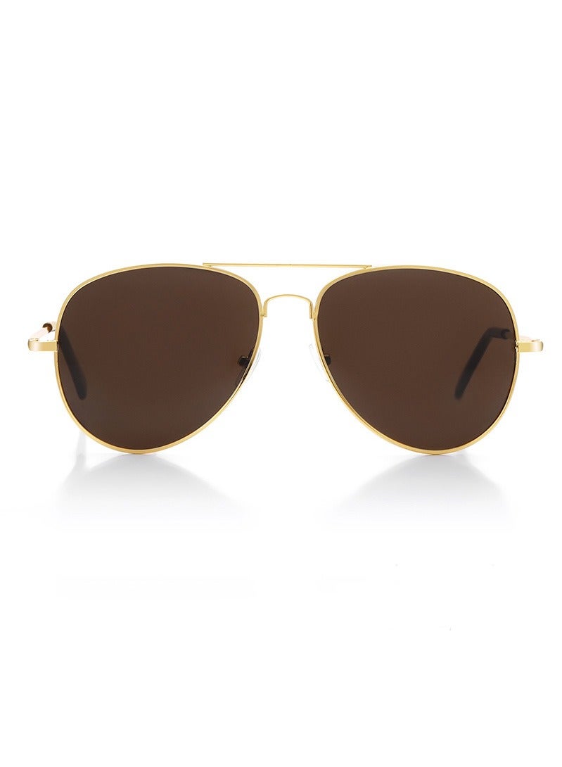 Generic Polarized Aviator Sunglasses for Men and Women, UV380 Protection Lens and Lightweight Metal Pilot Frame  - Image 1