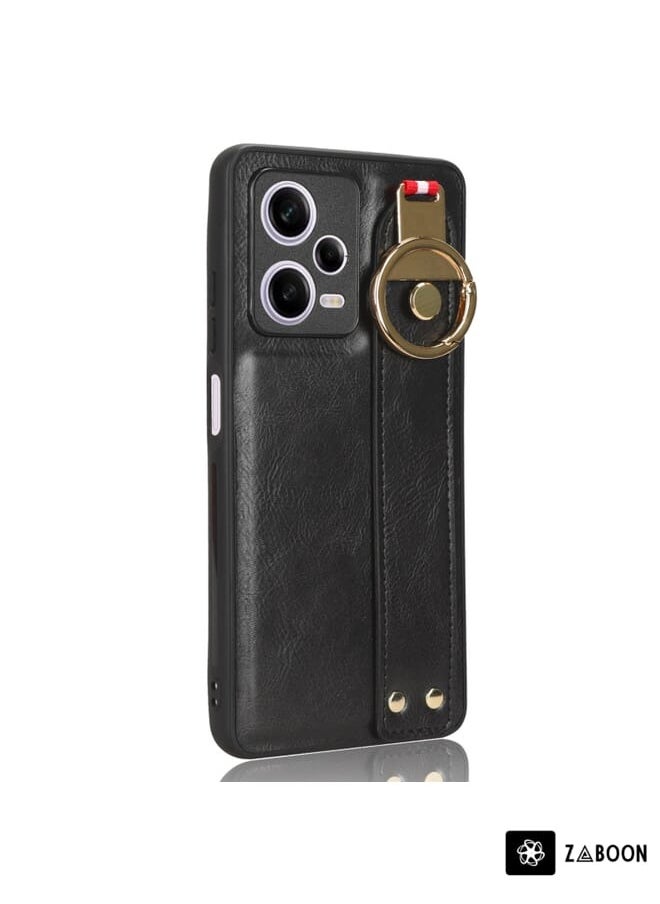 زبون جراب هاتف لـ (Redmi Note 12 Pro 5G) أسود  - Image 1