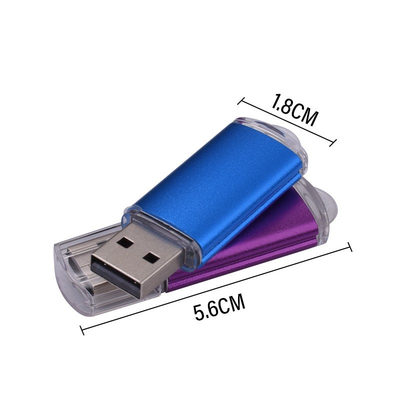 Plastic Shell Usb Flash Drive Color Personalized Lettering Diy Laser Engraving Usb Flash Drive Business Gift 64Gb Waterproof High Speed - Image 3