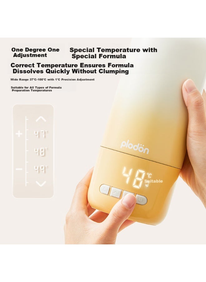 Plodon Baby Portable Milk Warmer Wireless Constant Temperature Water Bottle Kettle For Milk Preparation With Fast Charger - Image 5