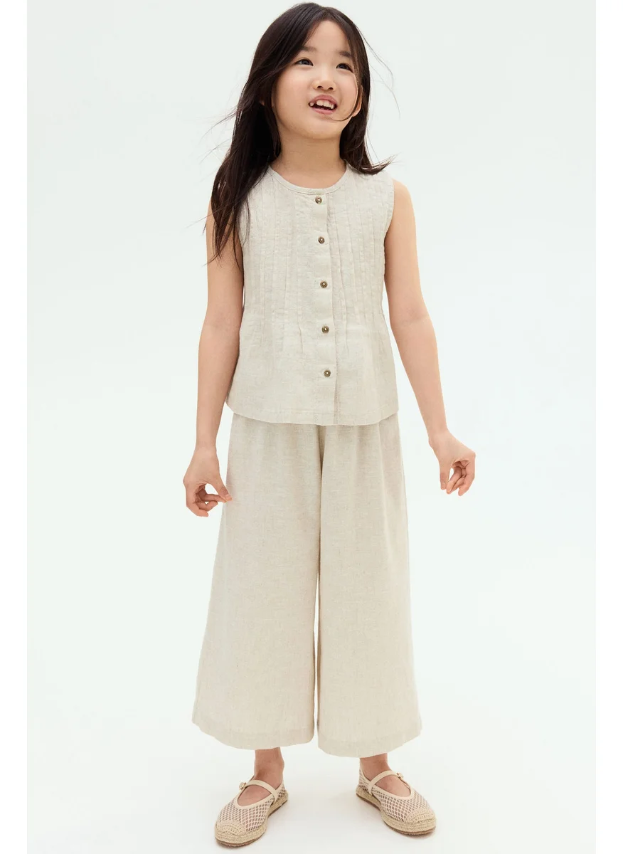 H&M 2-Piece Linen-Blend Set