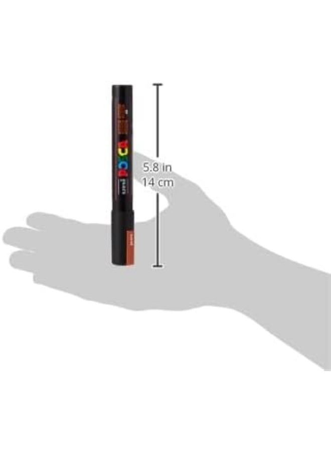 POSCA PC-5M Water Based Permanent Marker Paint Pens, Set of 8 (Metallic Colors) - Image 3