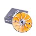 Glixal Lightweight Racing Drive Face Fan for GY6 125cc 150cc 180cc 200cc 152QMI 157QMJ Engine Based Scooter Moped ATV GoKart Quads Yellow - Image 2