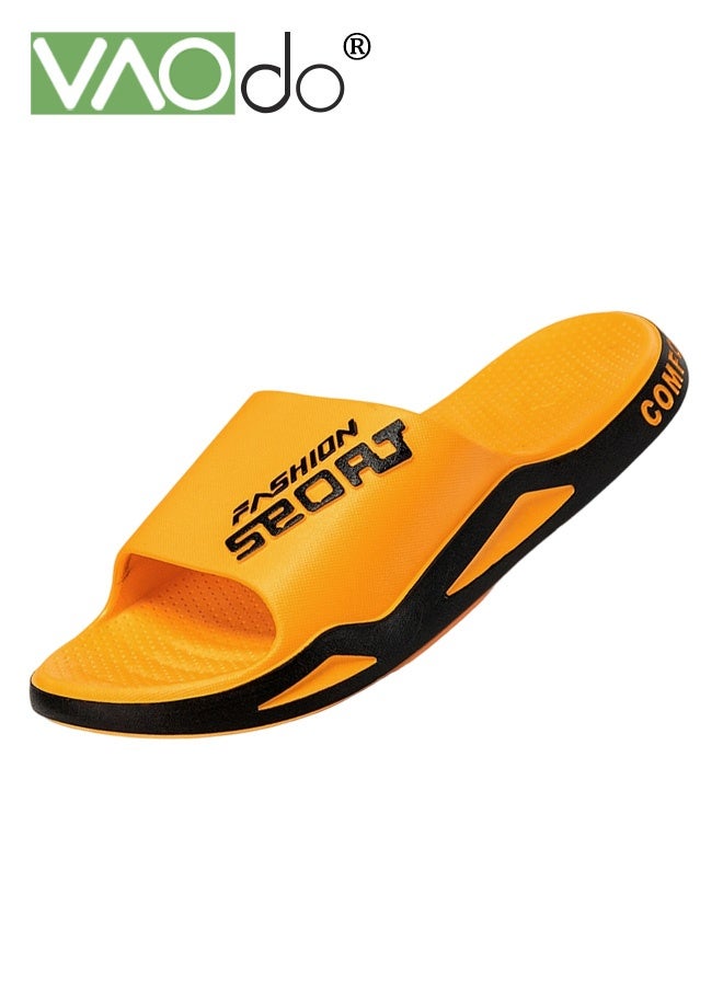 VAOdo Pillow Slippers for Men Non Slip Quick Drying Shower Slides Bathroom Sandals Ultra Cushion Thick Sole Suitable for Indoor and Outdoor - Image 1