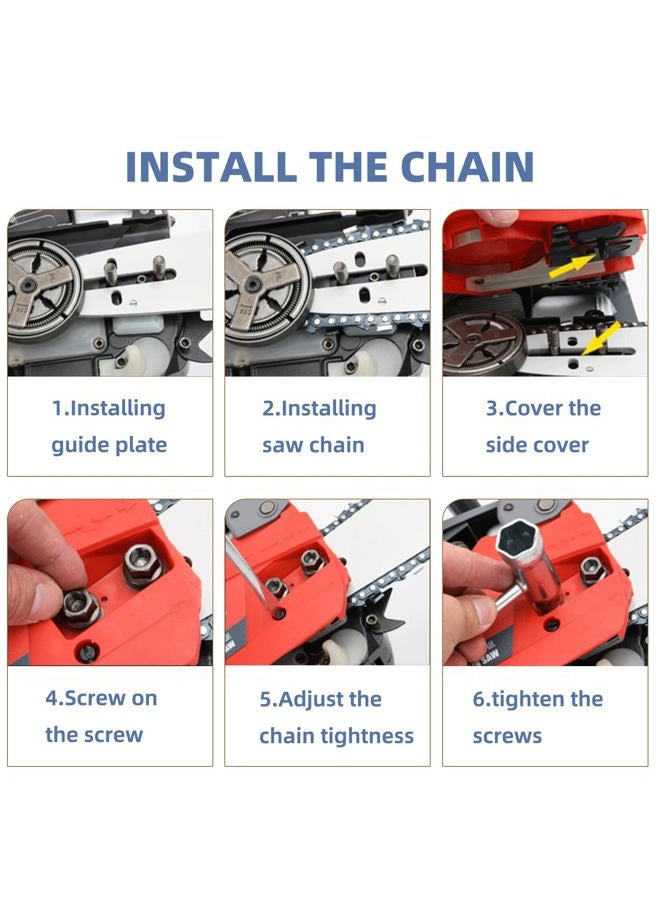Fifchall 20 Inch Chainsaw Chain 72dl Bar 3+1 - Image 4