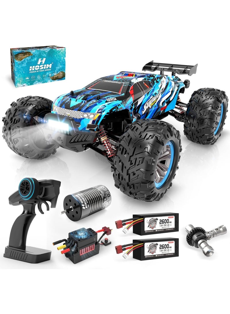 DEERC Brushless RC Cars, 1:10 68+ KMH High Speed Remote Control Car for Adults Boys, 4X4 All Terrains Waterproof Off Road Hobby Grade Large Fast Racing Buggy Toy Gift Monster Trucks - Image 1