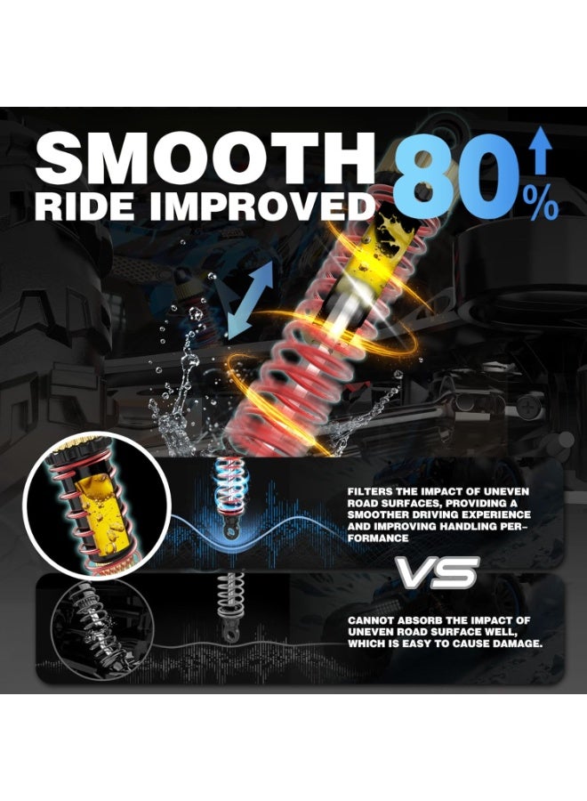 DEERC Brushless RC Cars, 1:10 68+ KMH High Speed Remote Control Car for Adults Boys, 4X4 All Terrains Waterproof Off Road Hobby Grade Large Fast Racing Buggy Toy Gift Monster Trucks - Image 2