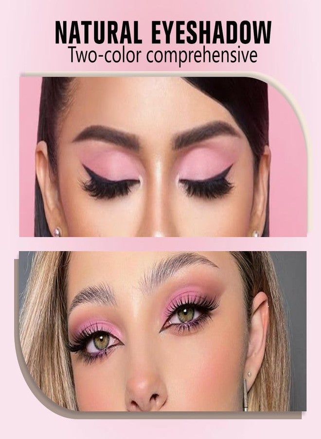 AMY'S DIARY Matte Eyeshadow, Lavender Pink Eyeshadow, Ultra-fine Lightweight Powder, Multiuse Blendable Eye shadow and Blush Makeup, Daily Matte Warm Tone Eyes Makeup, Half Pink (02#) - Image 4