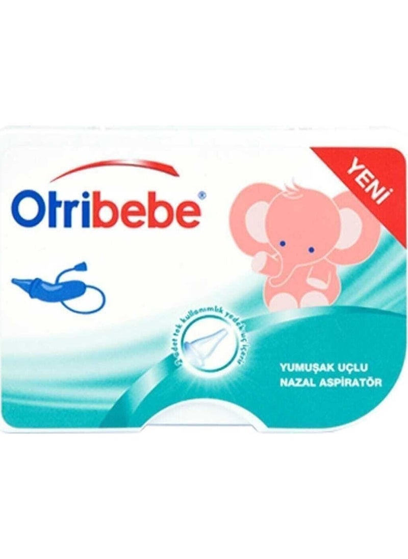 Otribebe شفاط أنف برأس ناعم (2 رؤوس احتياطية) 