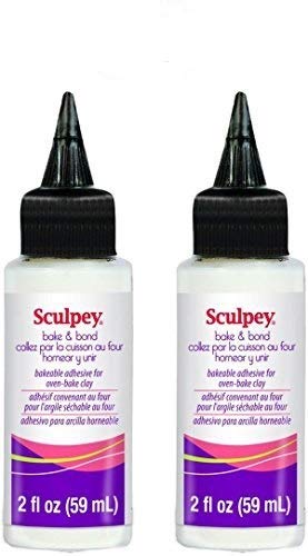 Sculpey Bake & Bond Bakeable Adhesive Clay for Oven-Bake Clay - Non-Toxic, Fun Projects, Great for All Clay Artists - 2-Ounces, 2-Pack