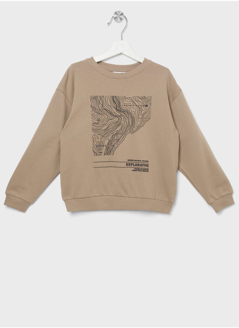 NAME IT Kids Graphic Sweatshirt  - Image 1