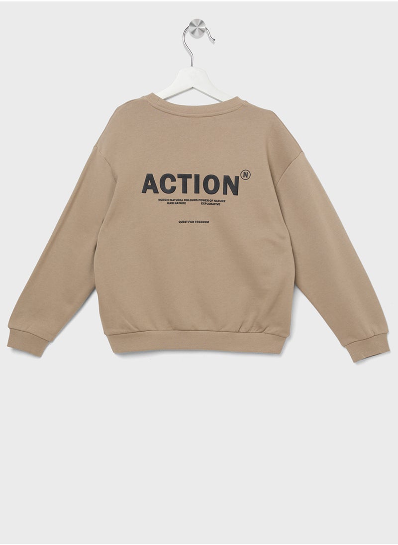 NAME IT Kids Graphic Sweatshirt  - Image 2