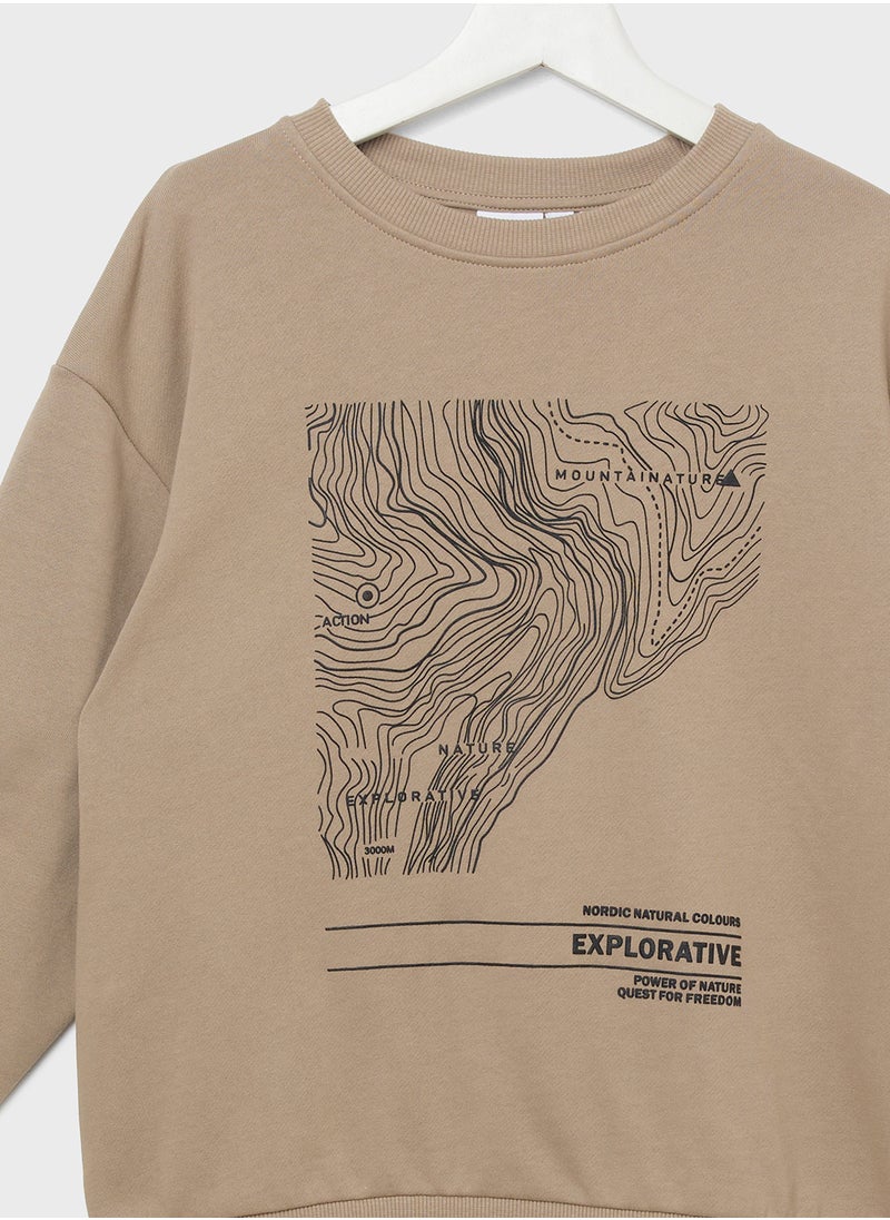 NAME IT Kids Graphic Sweatshirt  - Image 3