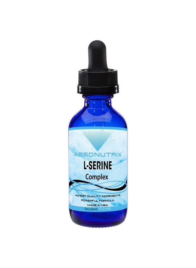 Absonutrix - Lserine Complex 500 Mg 4 Oz Liquid Large Bottle 200 Servings Per Bottle Made In Usa All Natural - Image 1