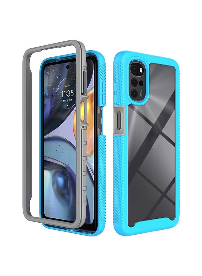 اس-توب جراب لهاتف Motorola Moto G22 / E32 Starry Sky بلون سادة من مادة TPU الشفافة لهاتف الكمبيوتر الشخصي - Image 1