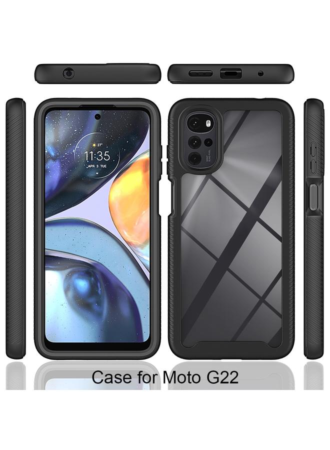 اس-توب جراب لهاتف Motorola Moto G22 / E32 Starry Sky بلون سادة من مادة TPU الشفافة لهاتف الكمبيوتر الشخصي - Image 3