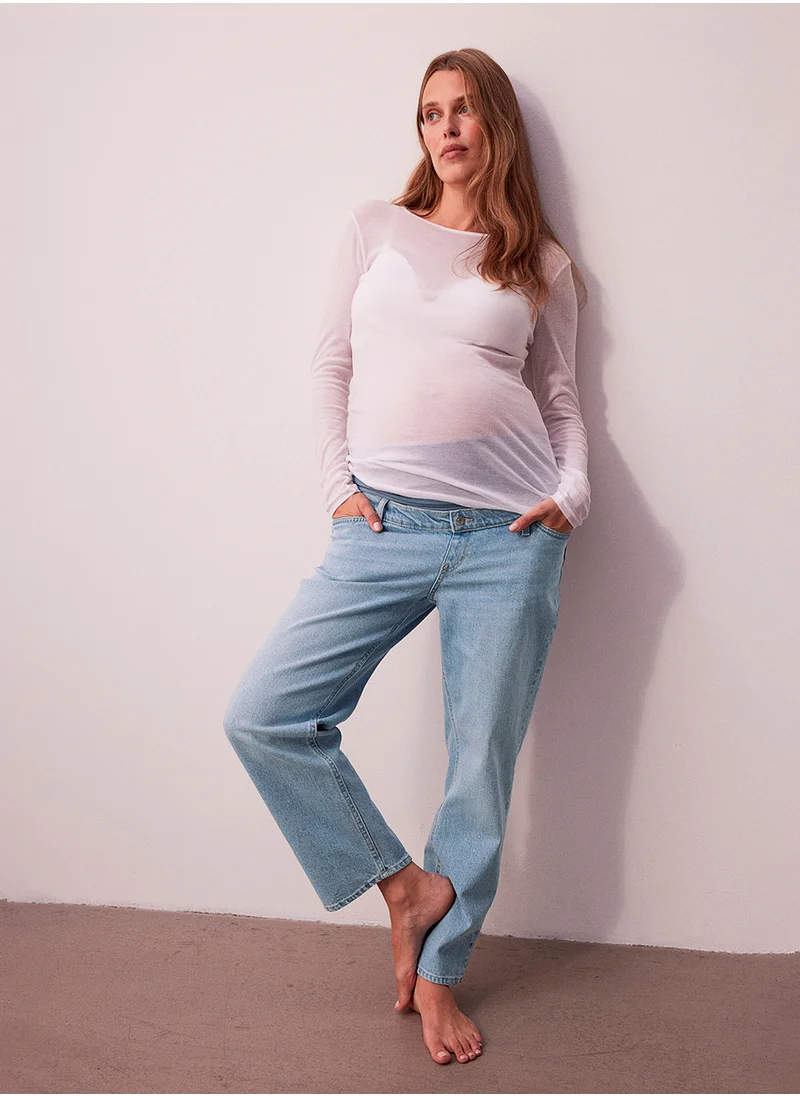 H&M Mama Ankle-Length Jeans