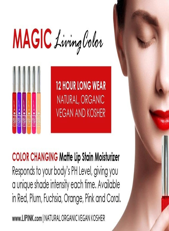 LIP INK® Vegan Magic Living Color Lip Stain Moisturizer (Pink) - Image 3