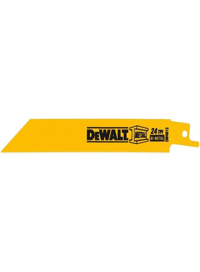 DEWALT Reciprocating Saw Blades, Straight Back, 6-Inch, 24 TPI, 2-Pack (DW4813-2) - Image 2