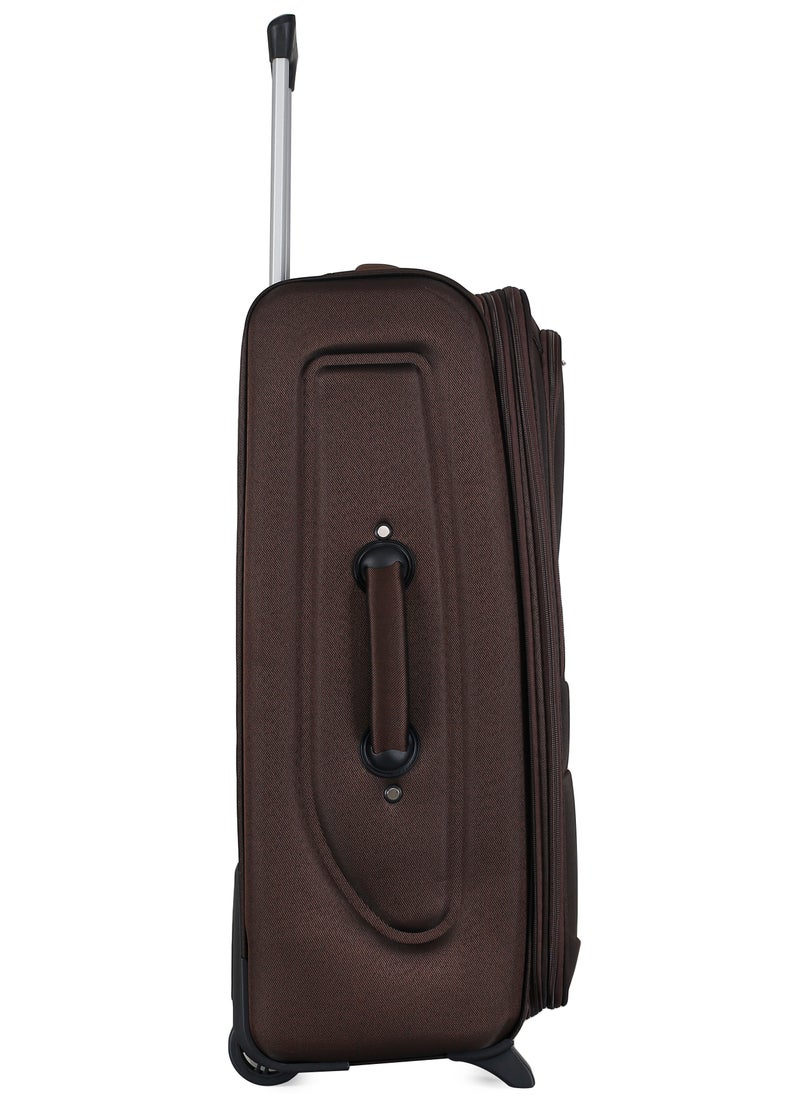 STARLIFE - Set of 3 Light Weight Polyester Trolley Luggage 2 Wheels With Number Lock 20,24,28 Inches - Image 1