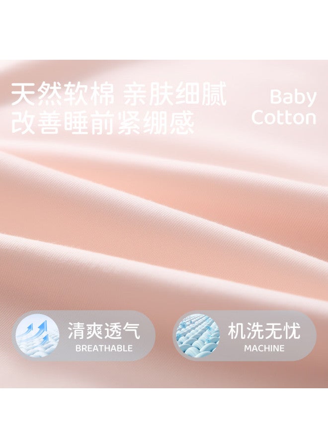Your Sun Yiershuang Women's Summer Thin Cotton Short Sleeve T-shirt Sleepwear Simple Solid Color Versatile Breathable Top - Image 1
