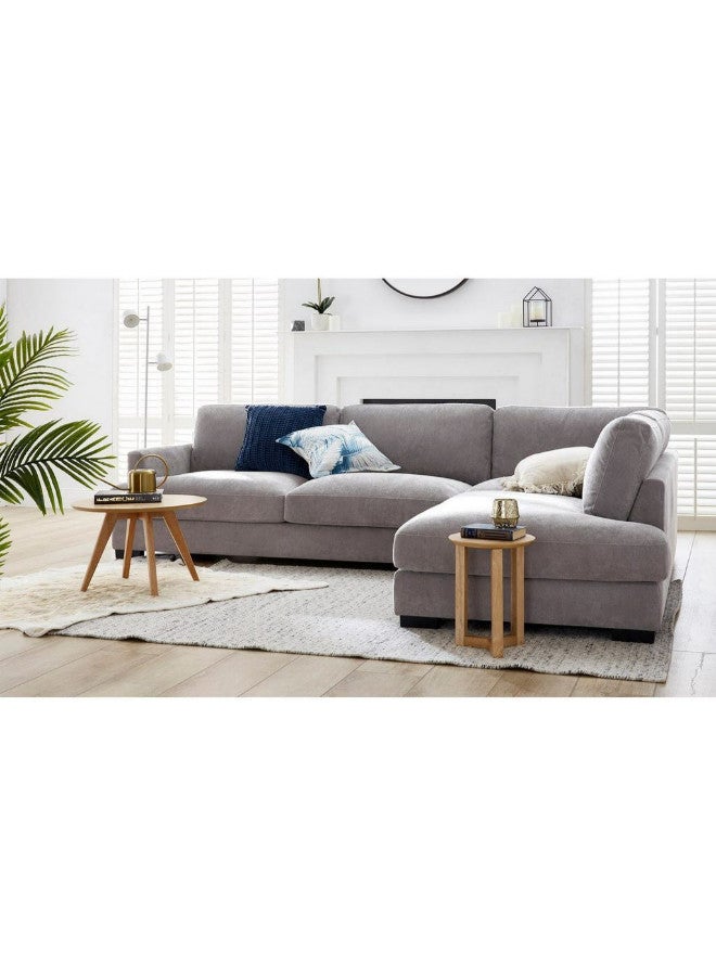 Al Home 5 Seater L-shape Sofa 300×200×90×80 Cm - Grey - Image 1