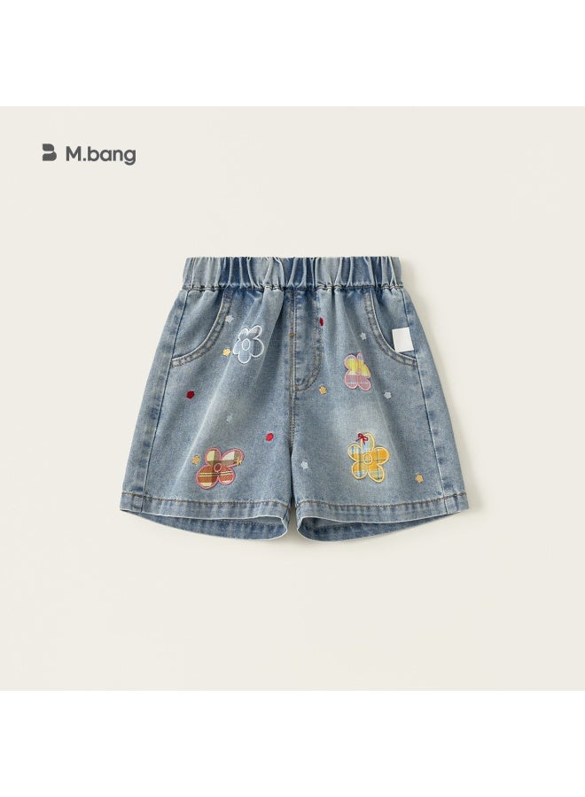Bangxuan Huzhou Zhili Children's Clothing Girl's Pants Spring Style Children's Wide Leg Pants Baby Girl Straight Leg Toddler Jeans