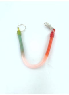 advancedestore [Pack Of 6 Spiral Plastic Key Chain Multi Coloured With Stretchable String Clip Holder (Multi Colour)  - Image 3