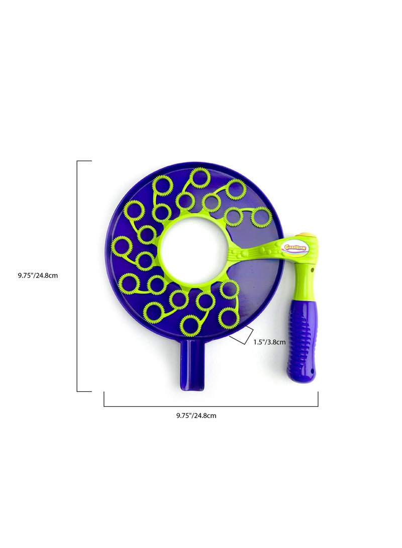 Gazillion فقاعات غازليون الدوارة مع محلول فقاعات 4 أونصات | فقاعات ألعاب | ألعاب خارجية | هدايا حفلات للأطفال | منفاخ فقاعات | هدية للأطفال والبالغين - Image 4