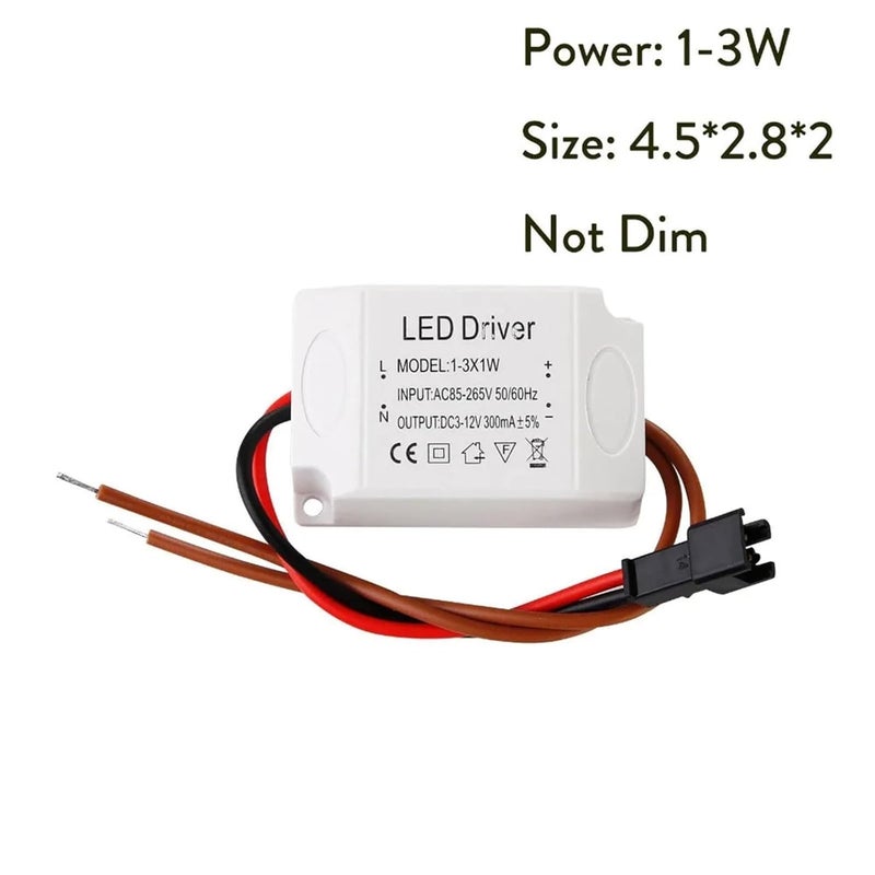 LED Constant Current Driver 85 265V 300mA External Power Supply For Downlight 1 3W - Image 5