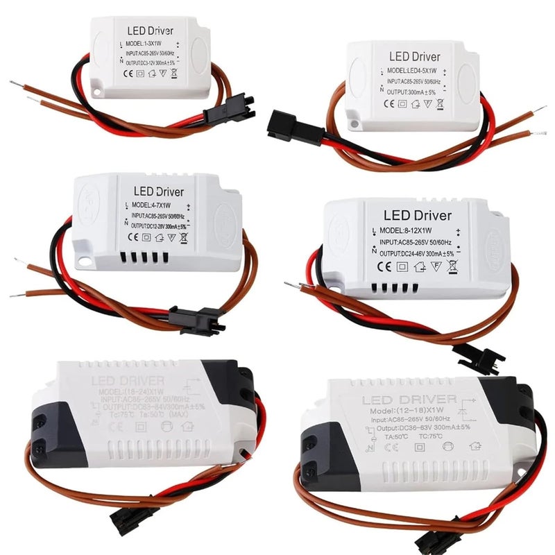 LED Constant Current Driver 85 265V 300mA External Power Supply For Downlight 1 3W - Image 3