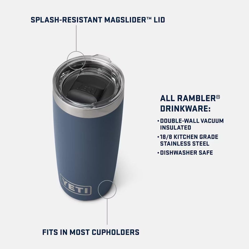 YETI Rambler 10 oz Tumbler  Stainless Steel  Vacuum Insulated with MagSlider Lid  Beekeeper - Image 2