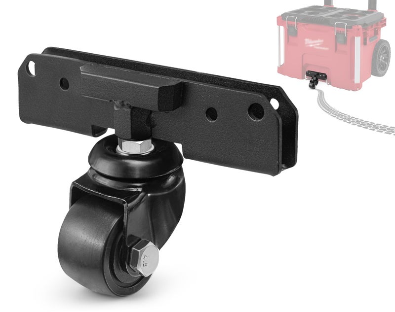 BPOPO Front Wheels Compatible for Milwaukee Packout Rolling Tool Box,Packout Caster Wheels Accessories for Packout Tool Box,Making Transportation Easier - Image 1