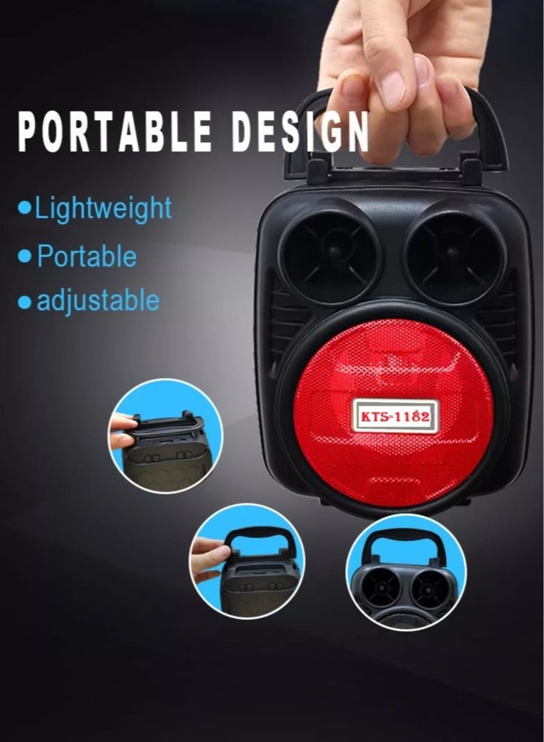 Portable Wireless Bluetooth Speaker KTS-1182 Support USB, Micro SD, FM Radio And AUX - Image 3