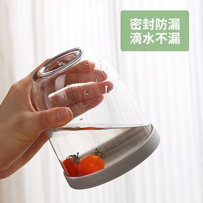 Leachable Fruit Cup – Portable 650ML Leakproof Salad Box with Fork - Image 3