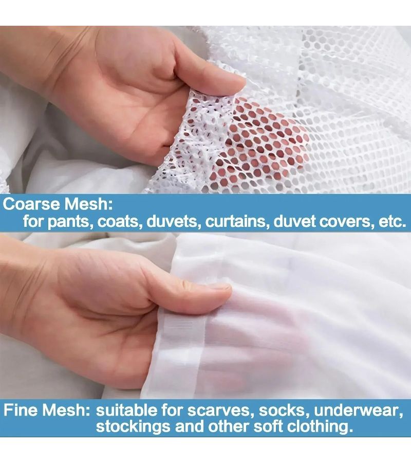 Large Capacity Coarse Mesh Laundry Bag for Clothes Delicates Washing - Image 3